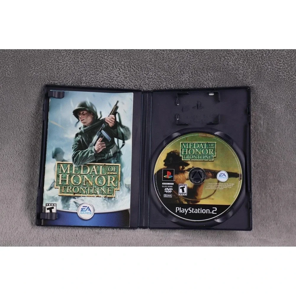 Medal Of Honor Frontline Sony PlayStation 2 Video Game EA T NTSC-U/C Shooter
